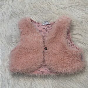 RARE BRAND Naartjie Fluffy Pink Kids Vest